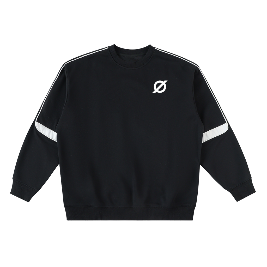 Oversized Crewneck Taped Sweatshirt