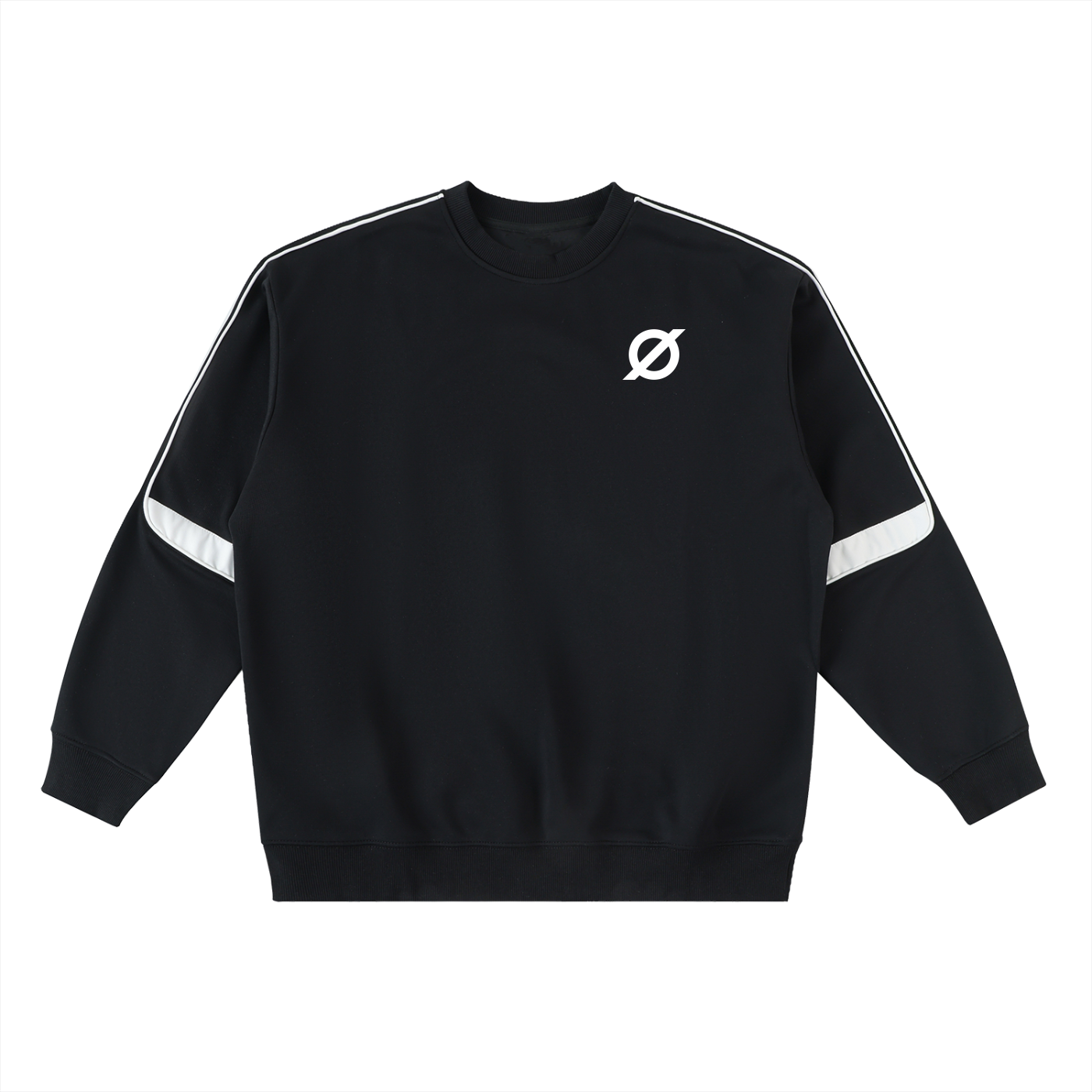 Oversized Crewneck Taped Sweatshirt