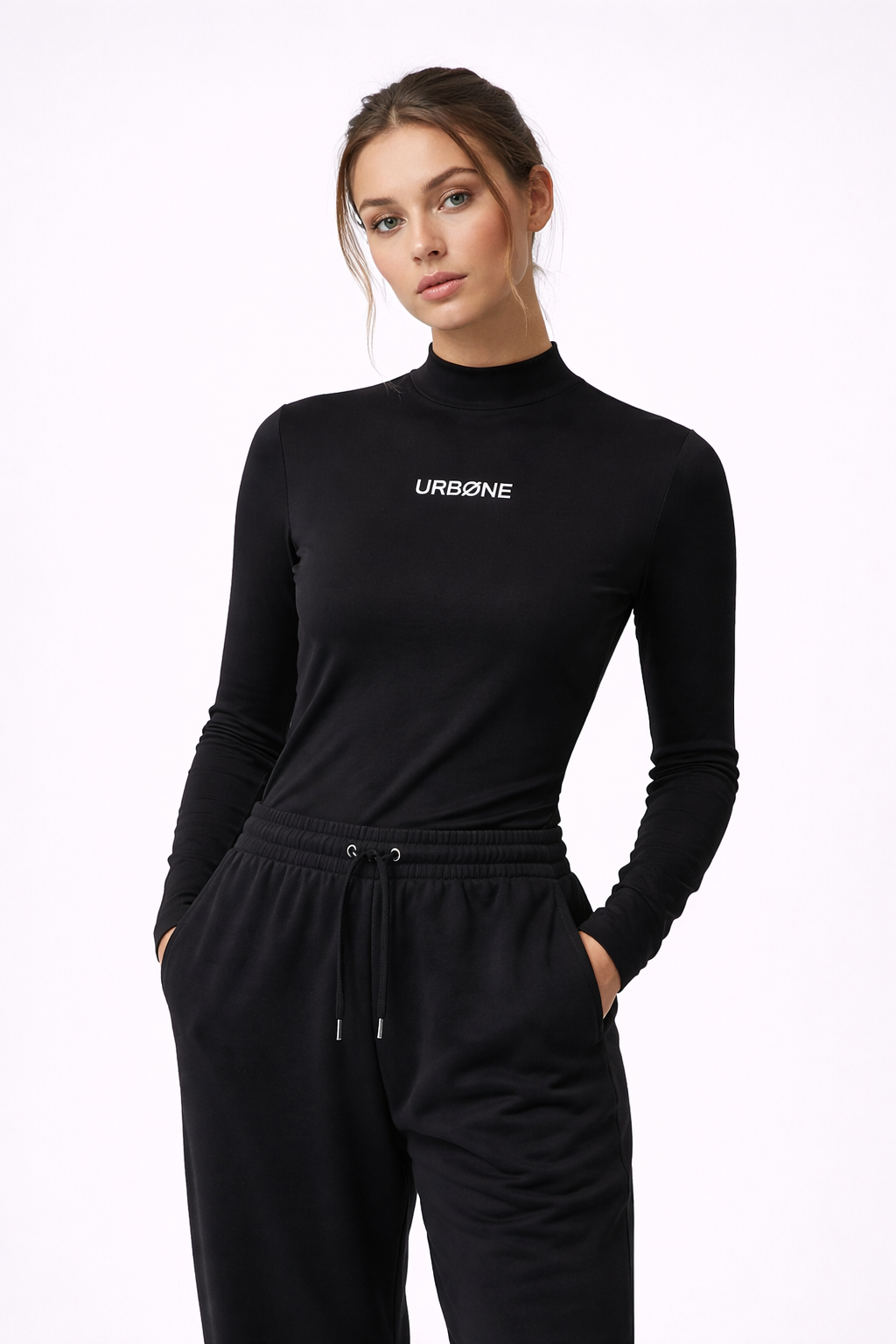 URBØNE Essential Women’s Mockneck Longsleeve
