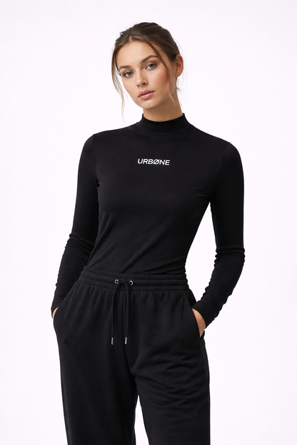 URBØNE Essential Women’s Mockneck Longsleeve