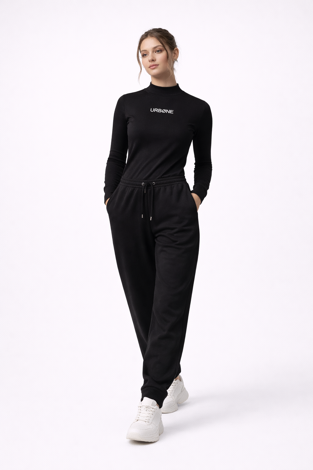 URBØNE Essential Women’s Mockneck Longsleeve