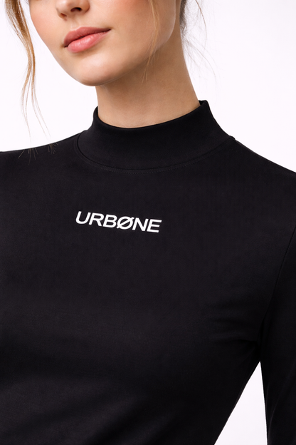 URBØNE Essential Women’s Mockneck Longsleeve