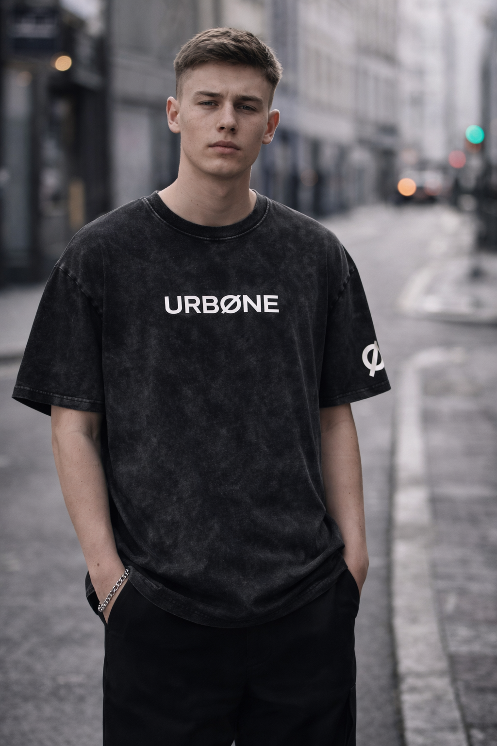 URBØNE Snow Wash Signature Tee